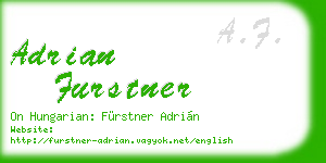 adrian furstner business card